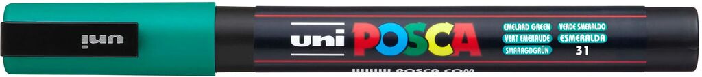 UNI POSCA Marker PC-3M SMARAGDGRÜN Rundspitze 0,9-1,3mm UNI POSCA Marker PC-3M SMARAGDGRÜN Rundspitze 0,9-1,3mm