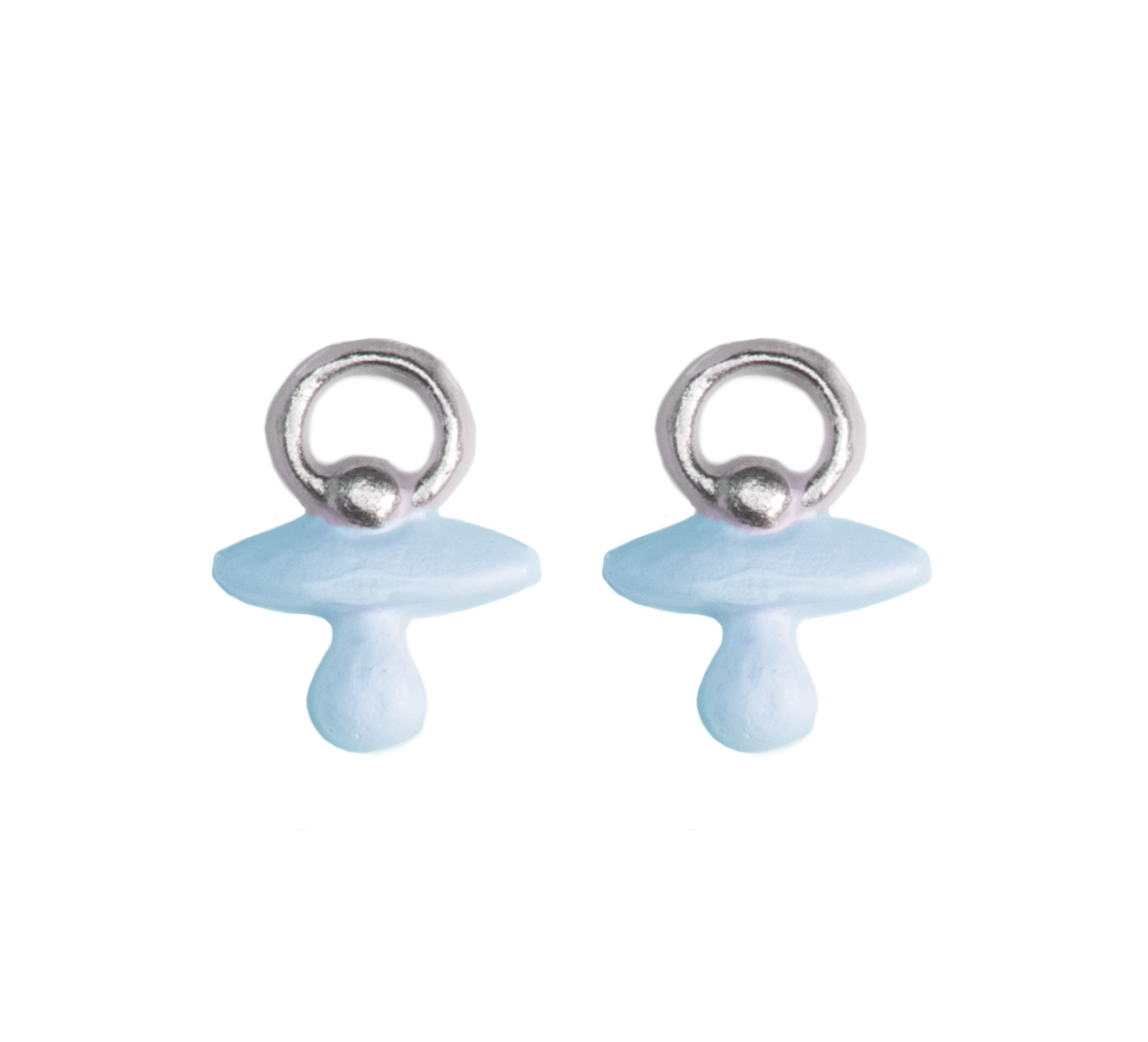 Wachsdekor Schnuller rosa/blau 20x17mm 2 Stück 