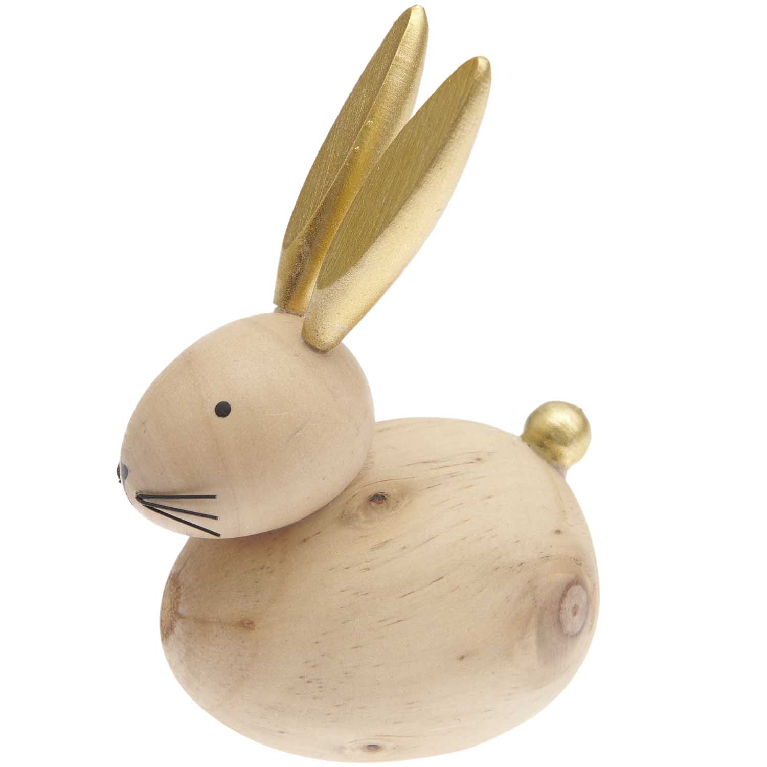 Holzfigur Hase 8x6x10,5cm