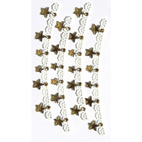 Bortensticker mit Strass 4 Stück
