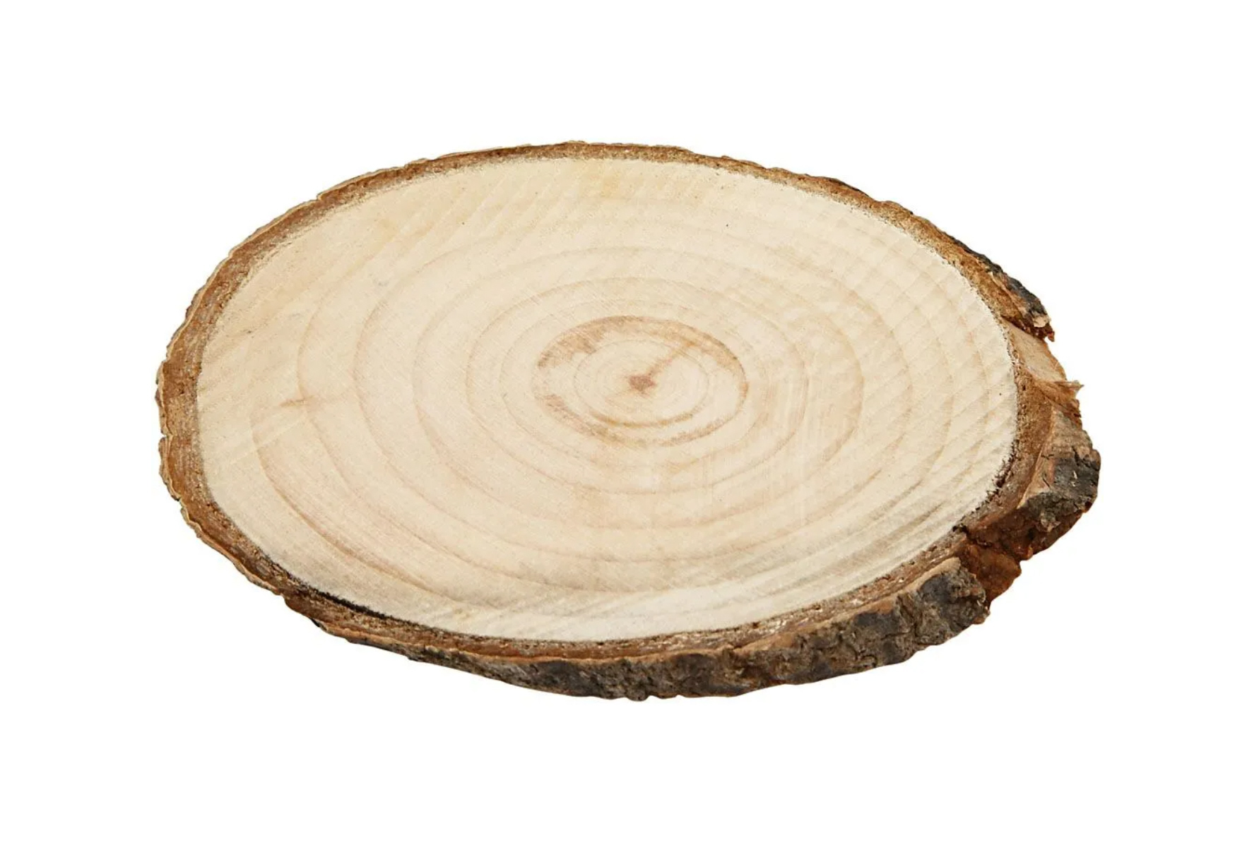 Holzscheiben oval natur 6mm 9,5x6cm