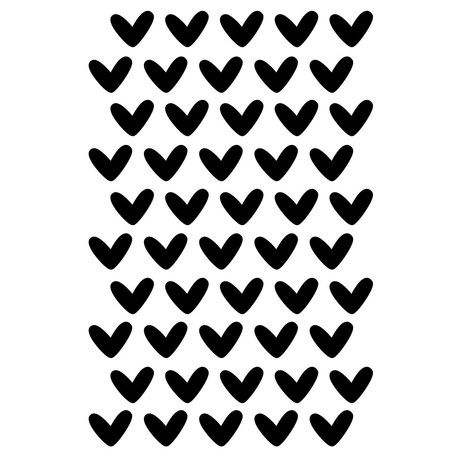 Herz-Schablone Love It Stencil A5 Hearts 21x14,7cm