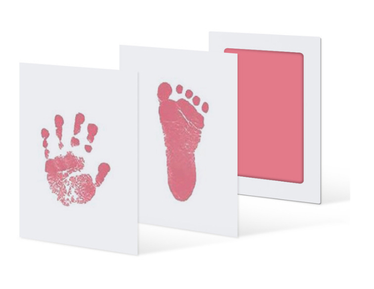 Handabdruck-Pads tintenlose Tinte-Pads Stempel ungiftig 12,5x8cm