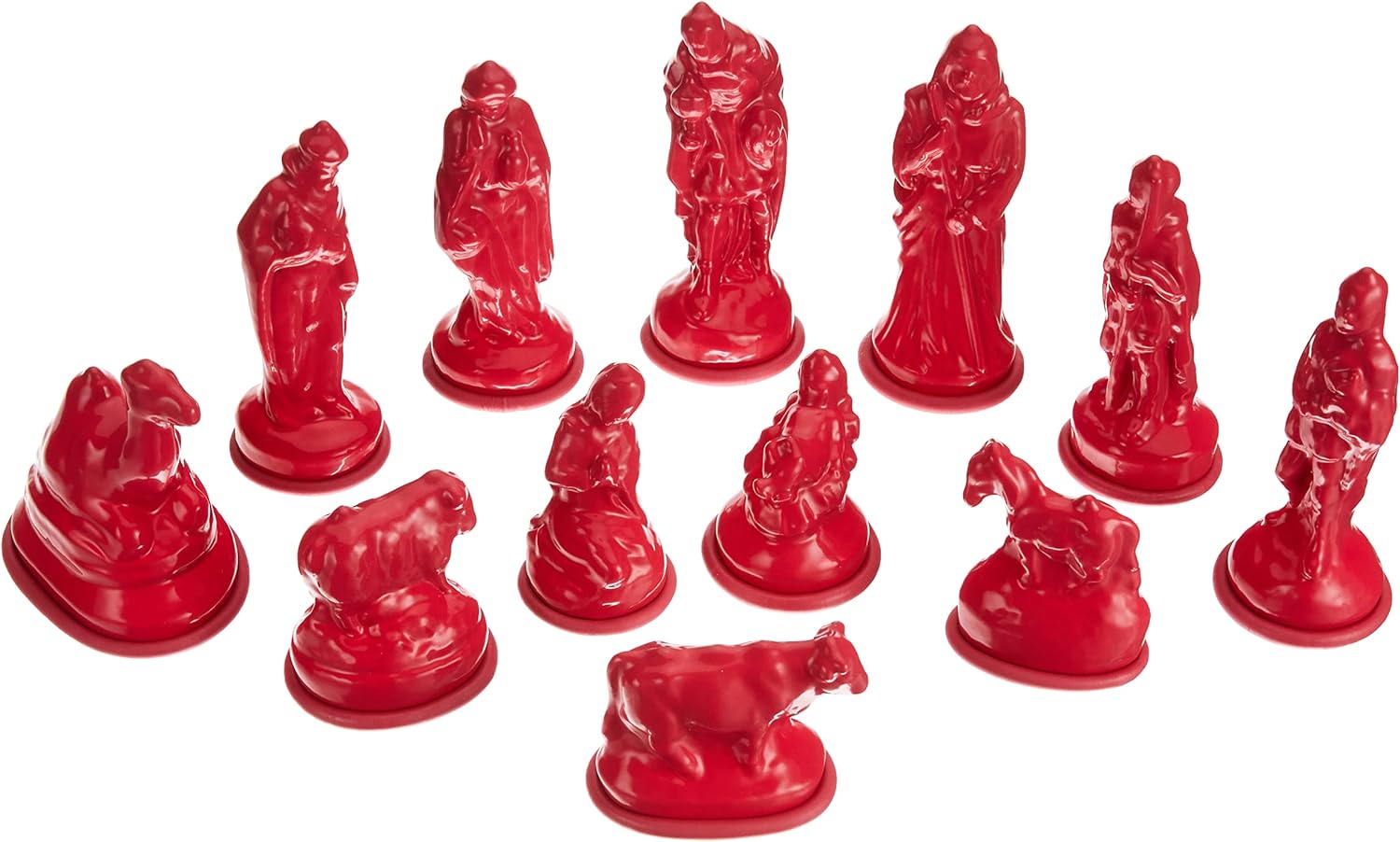 Latex-Gießformen Krippenfiguren 12-teilig 35-110mm Christmas-Set