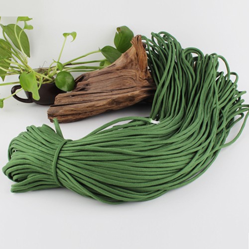 Paracord Kordel UNI DUNKELGRÜN einfärbig 4mm 100m/ Bund Paracord Kordel UNI DUNKELGRÜN einfärbig 4mm 100m/ Bund