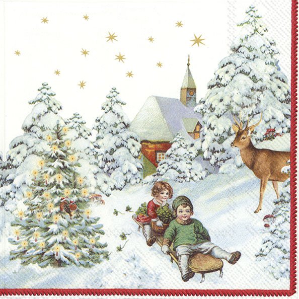 Villeroy & Boch Annual Christmas Snow IHR Servietten 20 Stück 33x33cm 