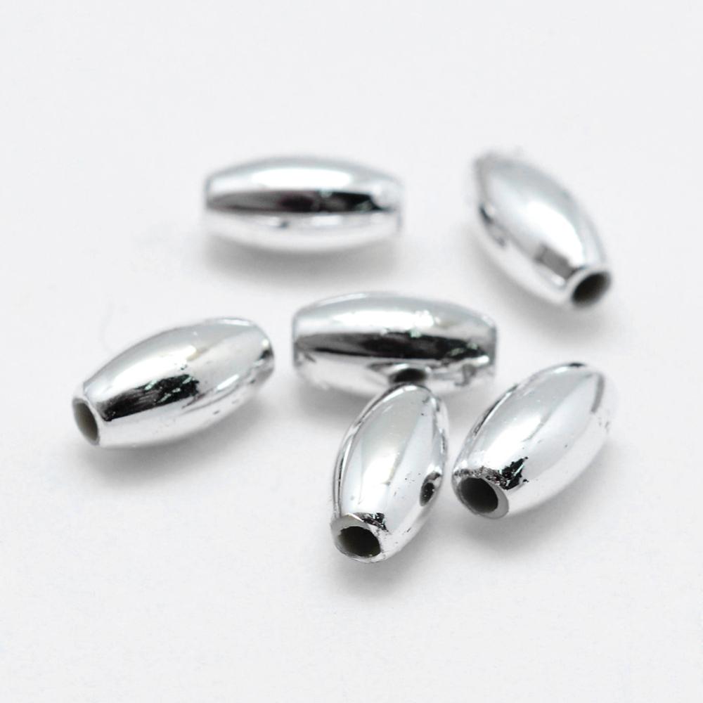 Wachsolive 6x3mm glänzend,100 Stück/Dose , Wachperle Olive Goldperle