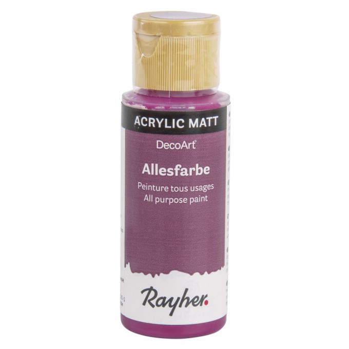 Rayher Allesfarbe, 59ml  DecoArt Bastelfarbe Acrylfarbe Hobbyfarbe