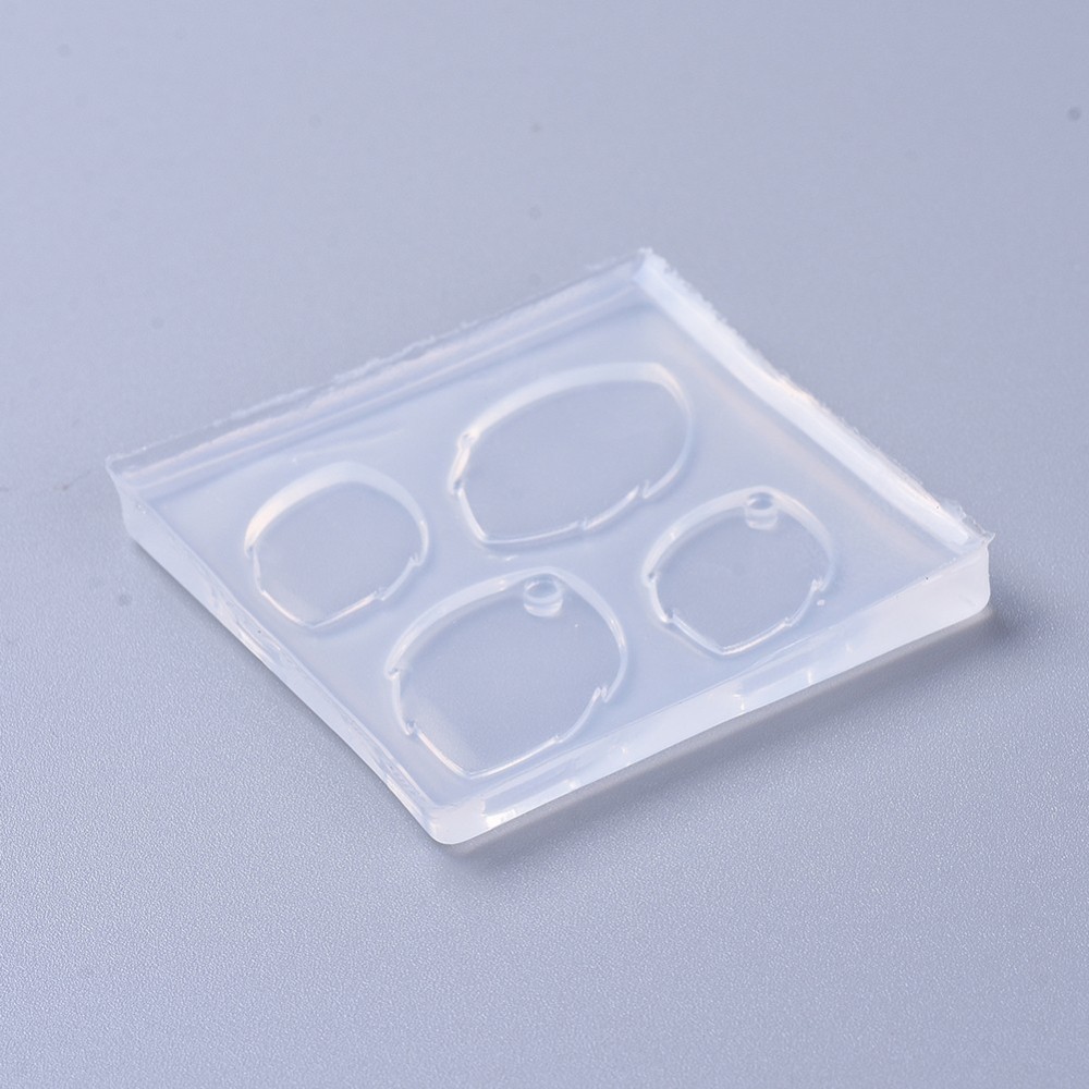 Silikon Gießform Blätter 4 Stück/Form, Blattgröße ca. 2-2,5 cm
