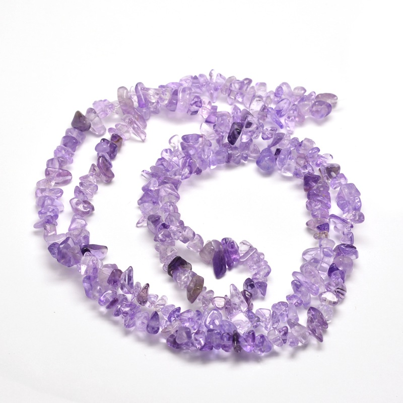 Halbedelsteinsplitterkette Amethyst 5-8mm