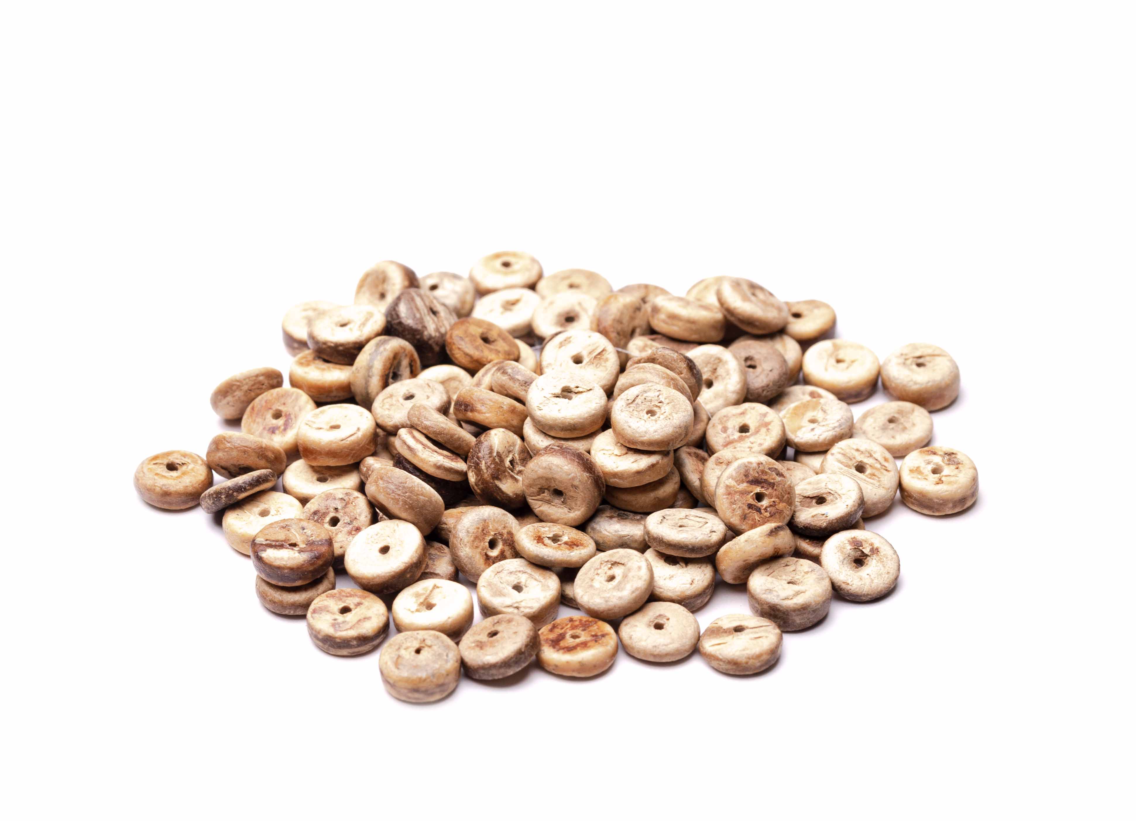 Kokosscheibe 8mm hell 1-2mm 120 Stück 