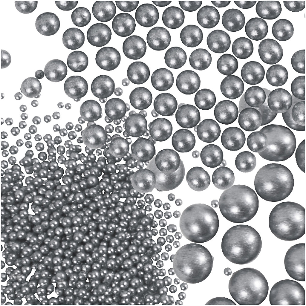Mini Glass Beads ohne Loch 0-6-0,8 + 1,5-2 + 3mm 3 Dosen 