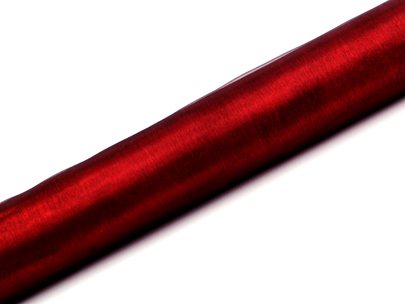 Organza Stoff einfarbig 0,36x9m