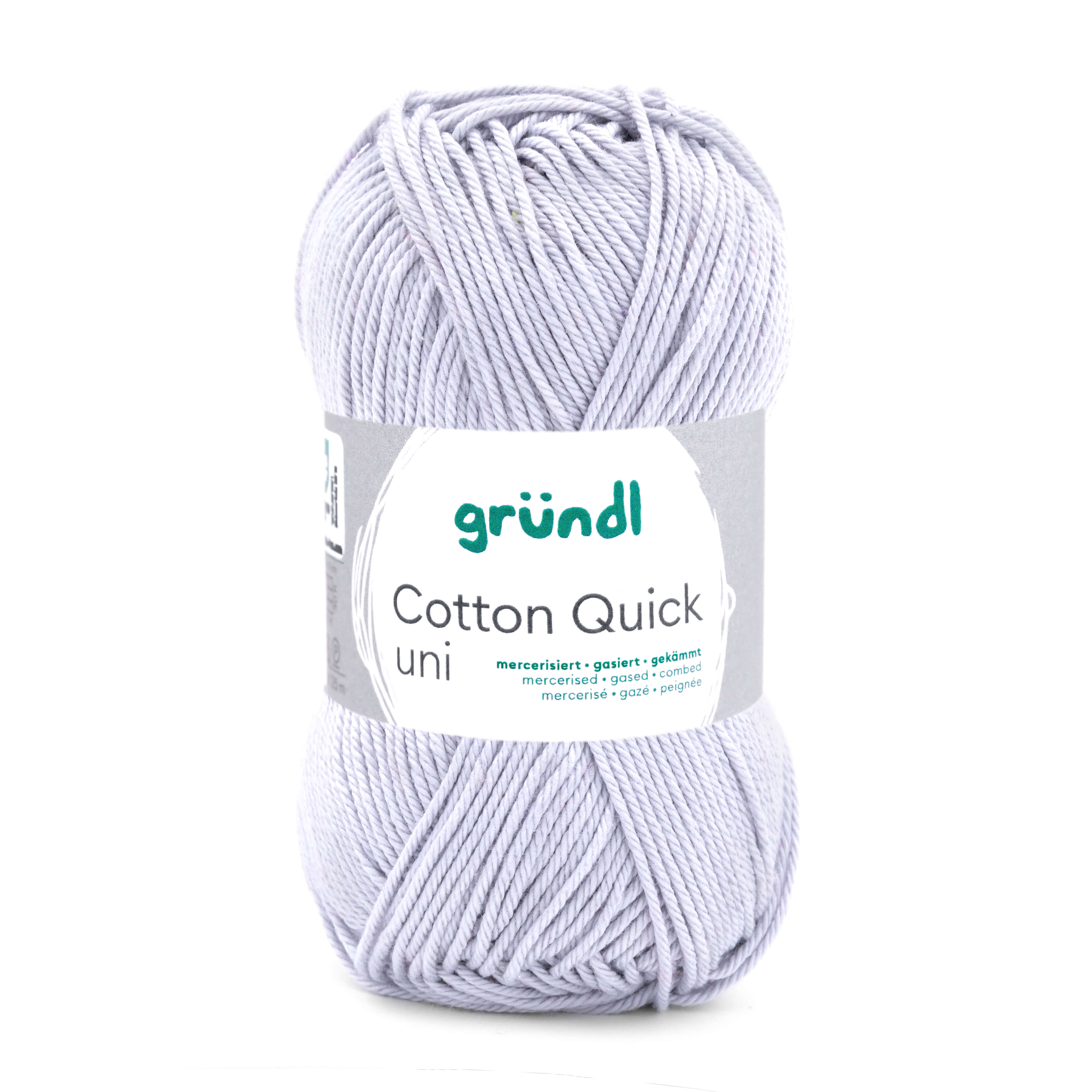 Cotton Quick Uni 100 % Baumwolle mercerisiert gasiert gekämmt 50g/125m Cotton Quick Uni 100 % Baumwolle mercerisiert gasiert gekämmt 50g/125m