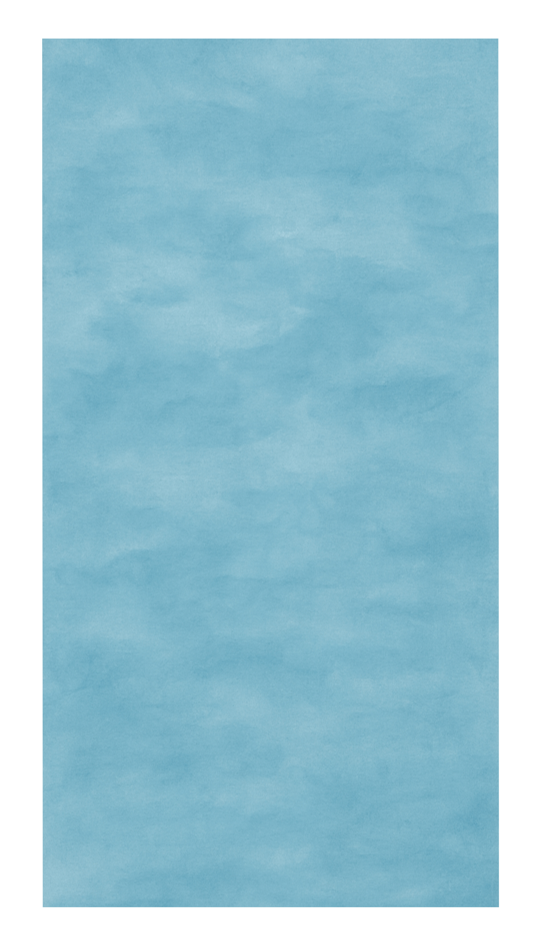 ZERA Verzierwachsplatte wolkig hellblau 200x100mm 1 Stück 