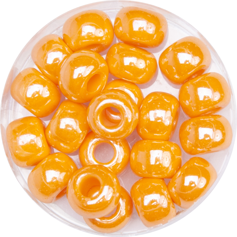 Rondelle 8mm orange 