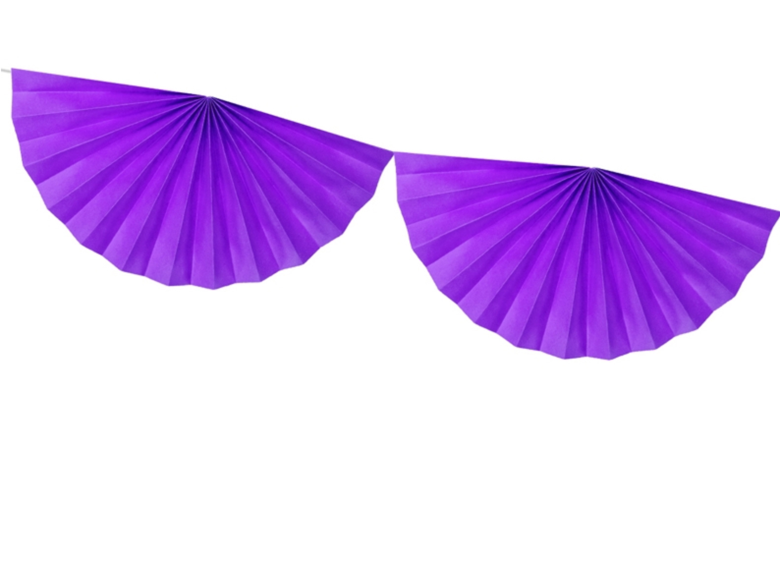 Rosetten-Girlande 0,4x3m Tissue Garland Rosette