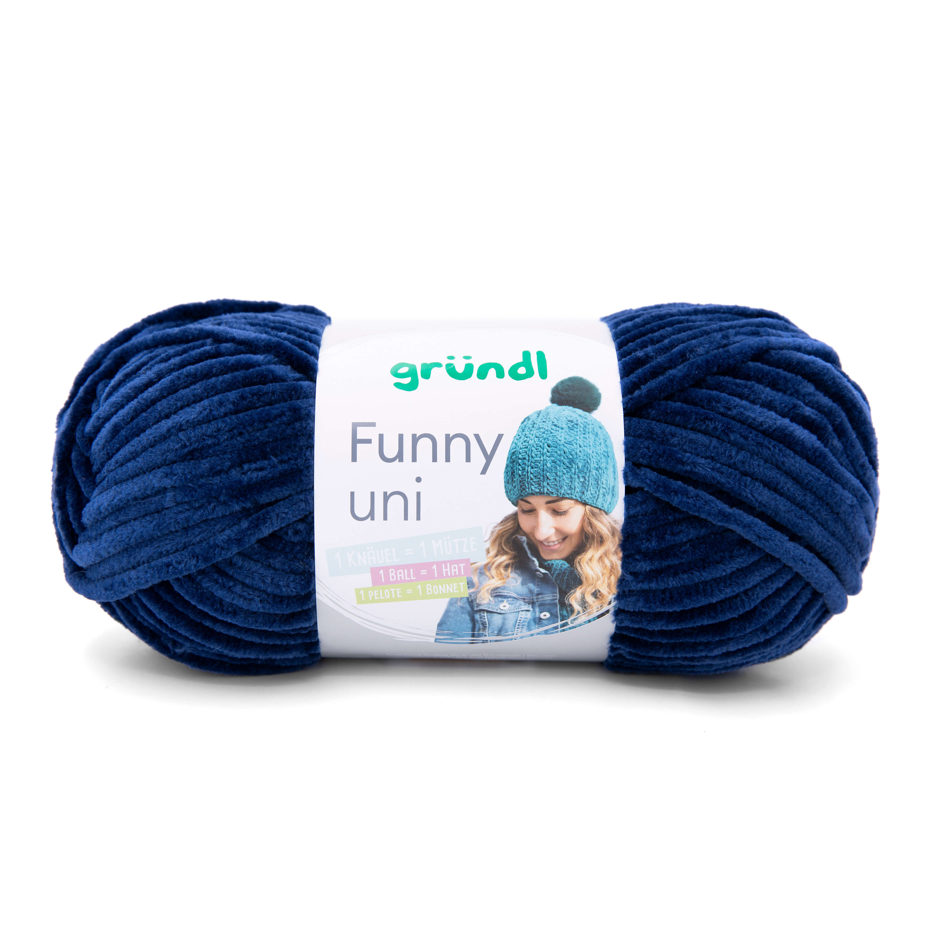 Gründl Funny Uni Wolle Microfaser 100g/120m 100% Polyacryl Gründl Funny Uni Wolle Microfaser 100g/120m 100% Polyacryl