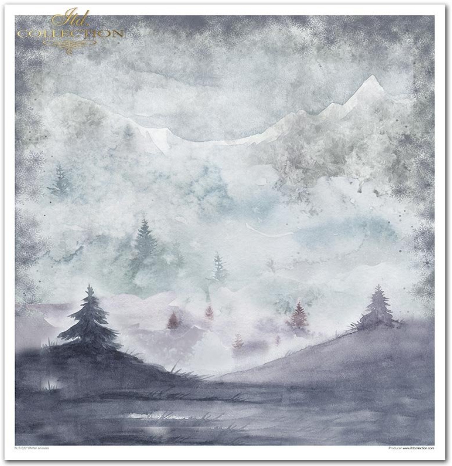 Scrapbooking-Papier Set Winter Animals 10 Stk/Pkg. 30x30cm 200g Scrapbooking-Papier Set Winter Animals 10 Stk/Pkg. 30x30cm 200g