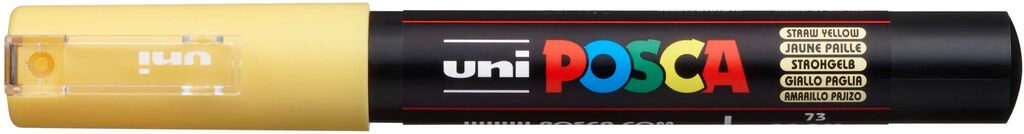 UNI POSCA Marker PC-1MC STROHGELB extra feine Spitze 0,7 - 1 mm UNI POSCA Marker PC-1MC STROHGELB extra feine Spitze 0,7 - 1 mm