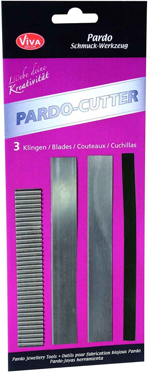 Pardo Cutter-Set 1 starre, 1 flexible, 1 geriffelte Klinge 