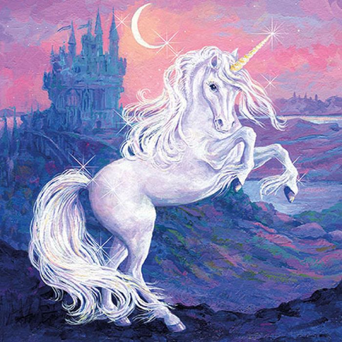 Ambiente Servietten Fantasy Unicorn  33x33cm 20 Stück/Packung