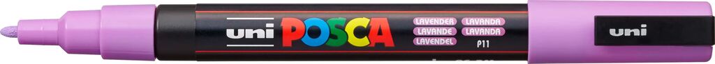 UNI POSCA Marker PC-3M LAVENDEL Rundspitze 0,9-1,3mm
