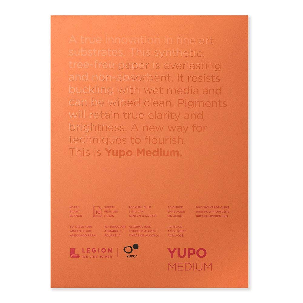 Yupo Medium Papier Block 10 Blatt 