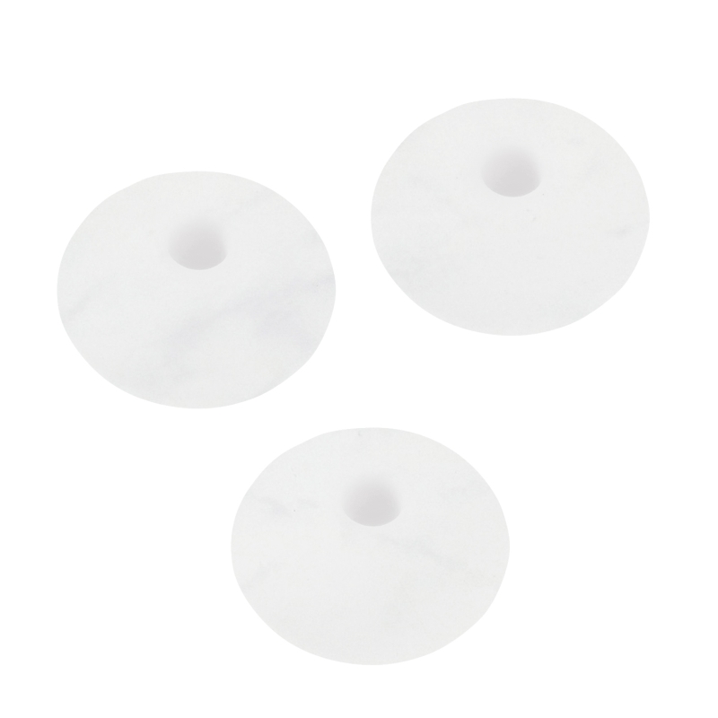 Schnulli-Silikon Perlen Linse 12mm 6 Stück Schnullerketten-Perle