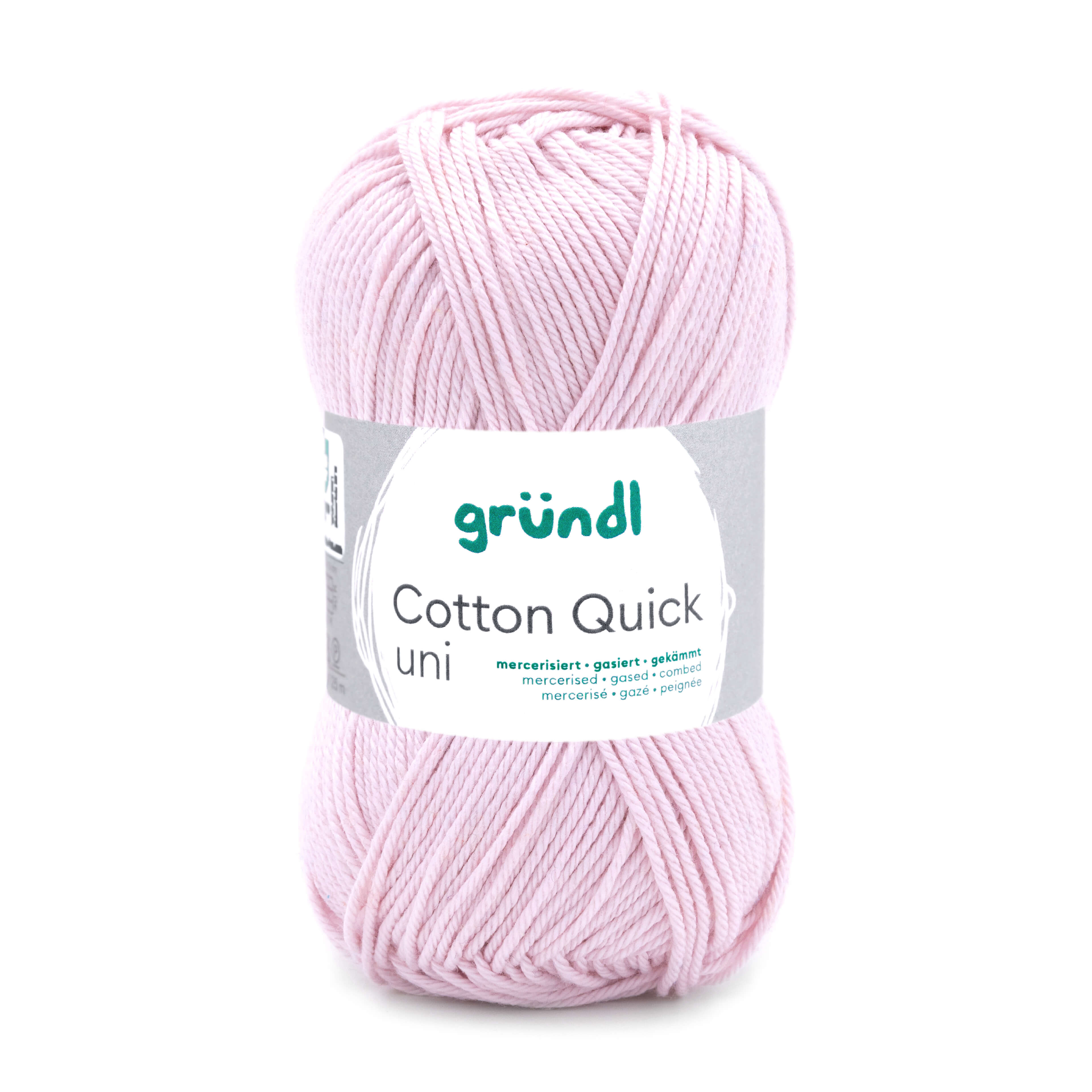 Cotton Quick Uni 100 % Baumwolle mercerisiert gasiert gekämmt 50g/125m Cotton Quick Uni 100 % Baumwolle mercerisiert gasiert gekämmt 50g/125m