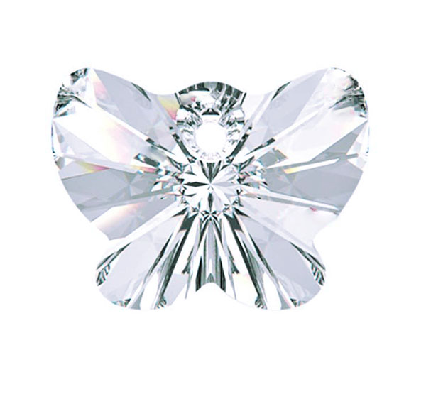 Swarovski Schmetterling Crystal, Anhänger 18mm, 4 Stück/Dose Pendant Kristallanhänger 