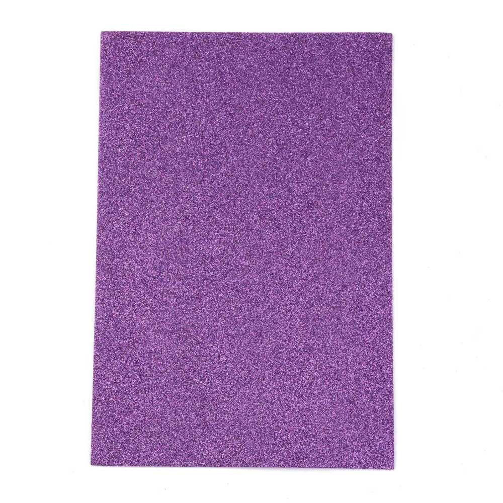 Moosgummi Glitter A4, 2mm 20x30cm, Glimmermoosgummi, per Stück