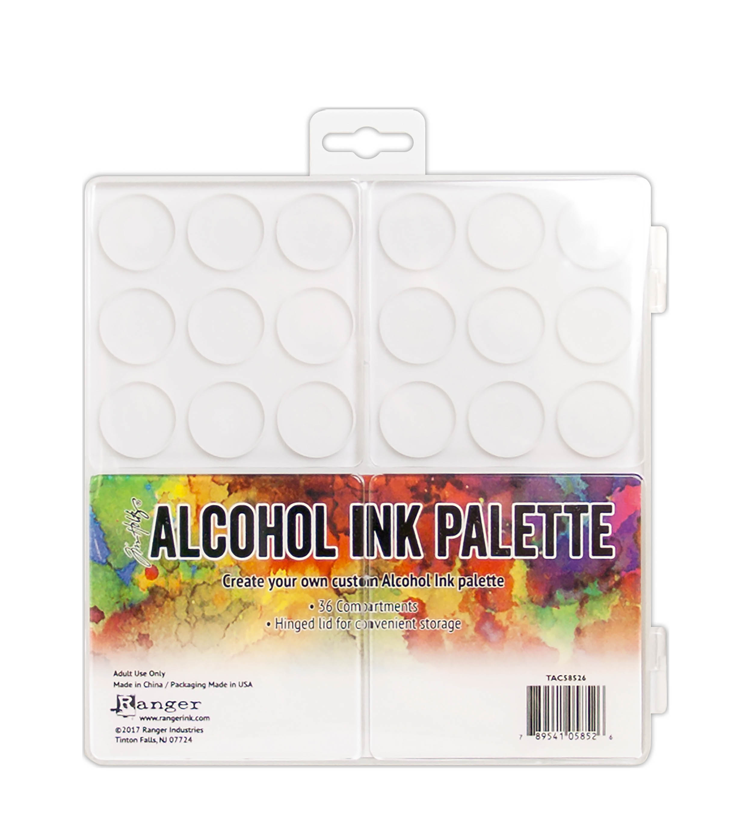 Alcohol Ink Palette Malpalette Kunststoff 