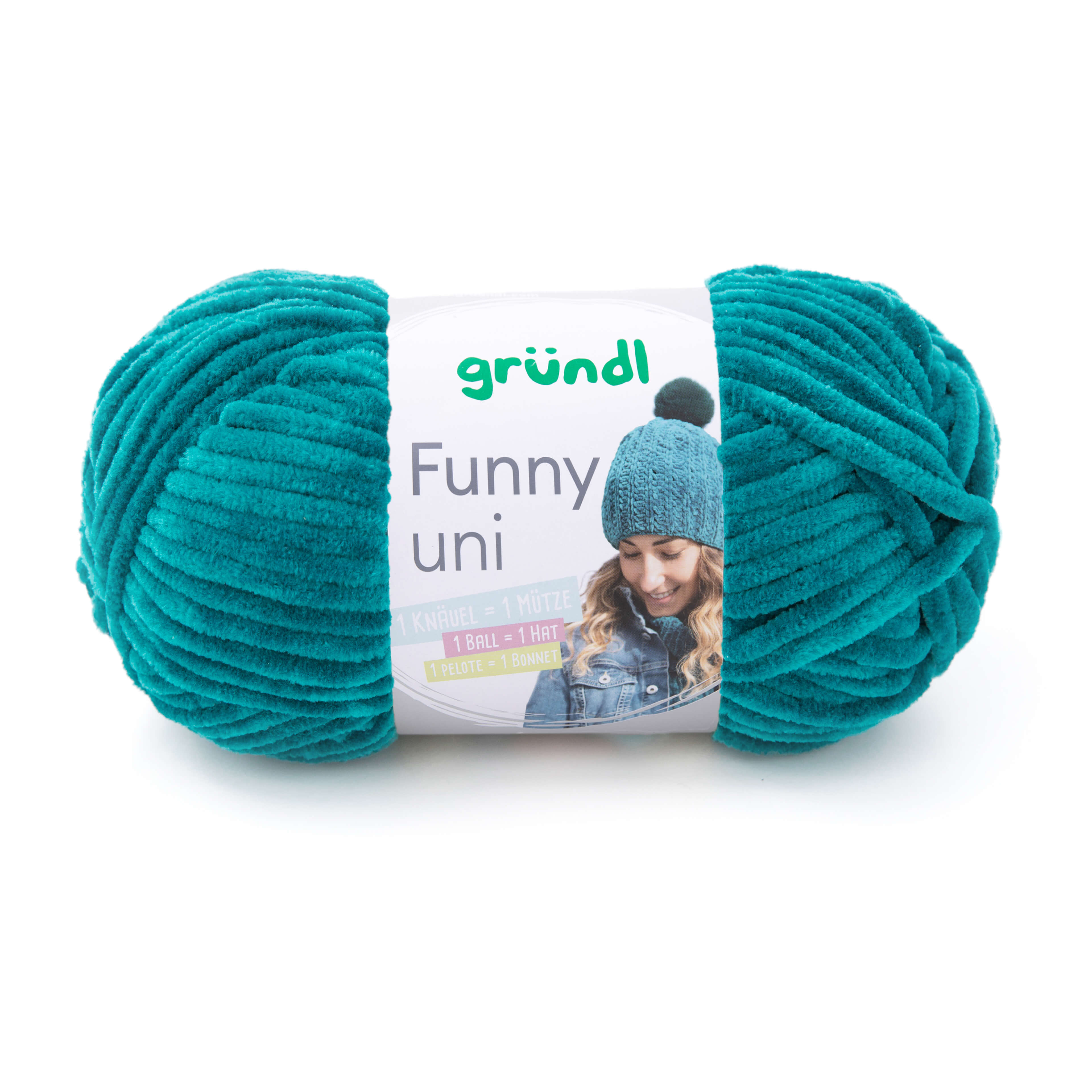 Gründl Funny Uni Wolle Microfaser 100g/120m 100% Polyacryl Gründl Funny Uni Wolle Microfaser 100g/120m 100% Polyacryl