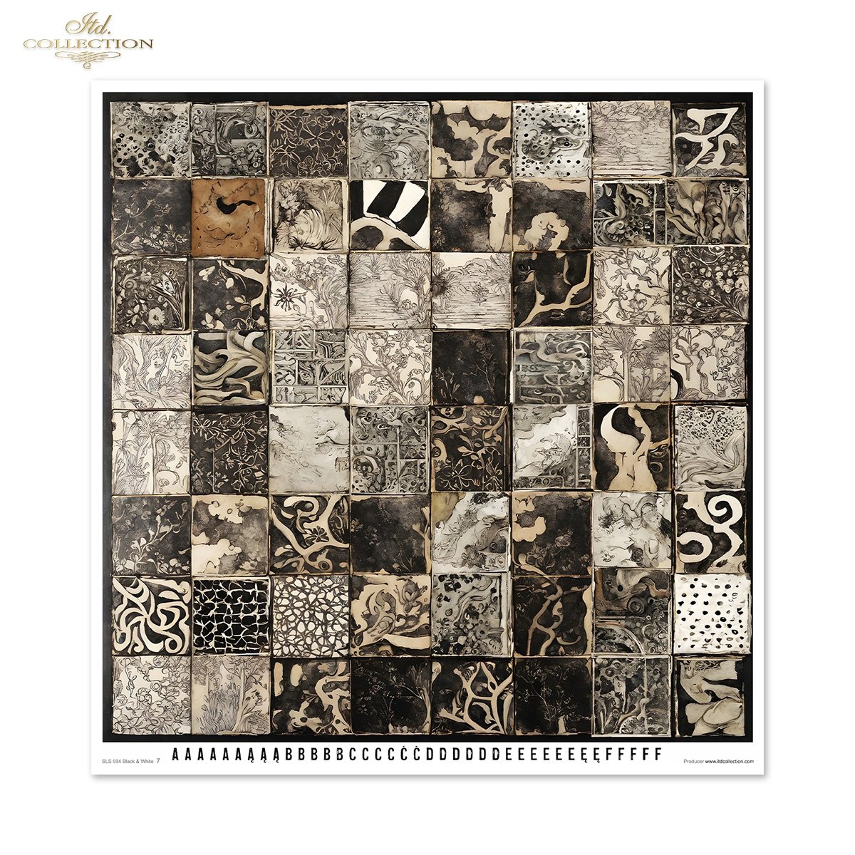 Scrapbooking Papierset Black & White 11 Bögen FSC Recycled 200g/m² Scrapbooking Papierset Black & White 11 Bögen FSC Recycled 200g/m²