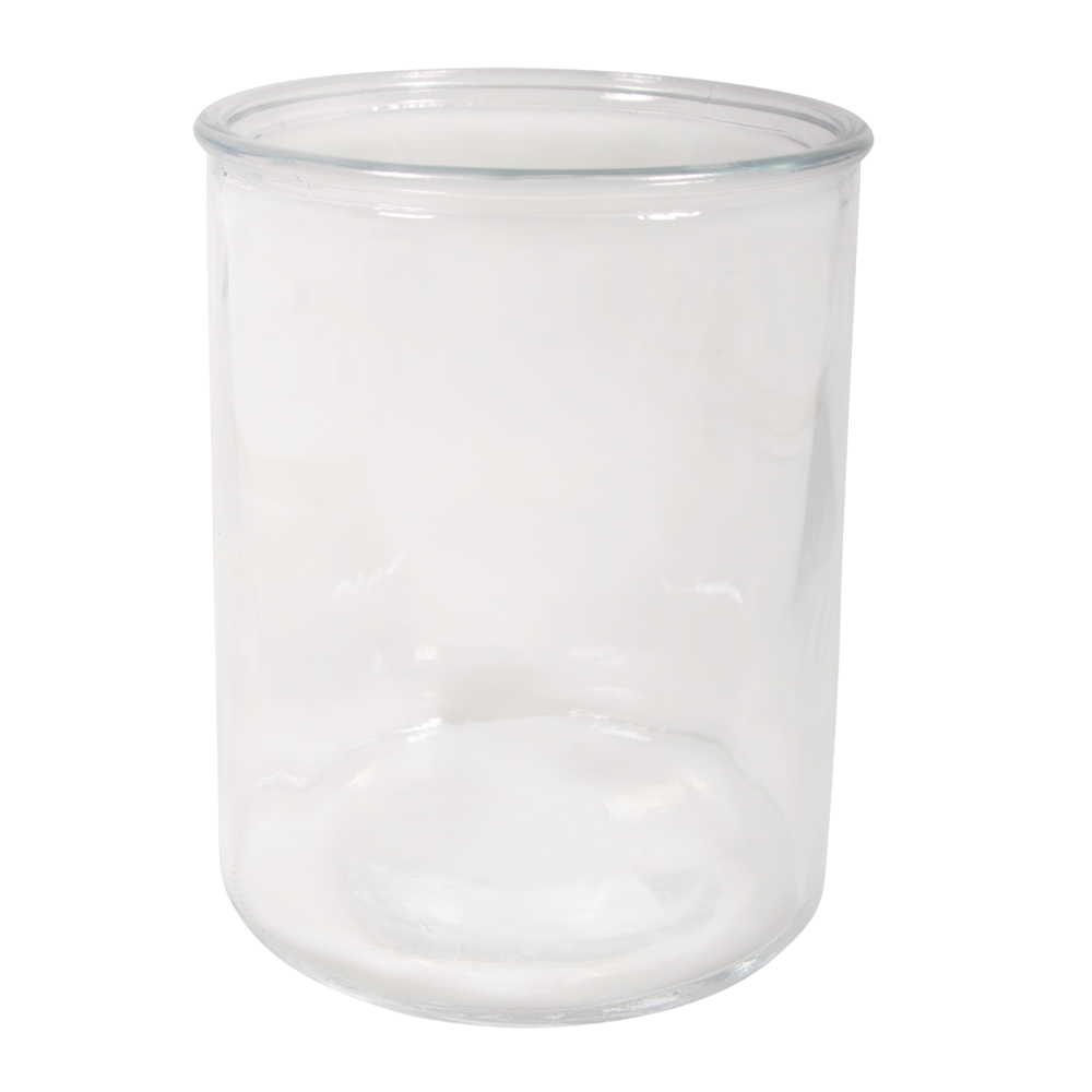 Zylinder Glas glatt rund 12x15cm, 1200ml