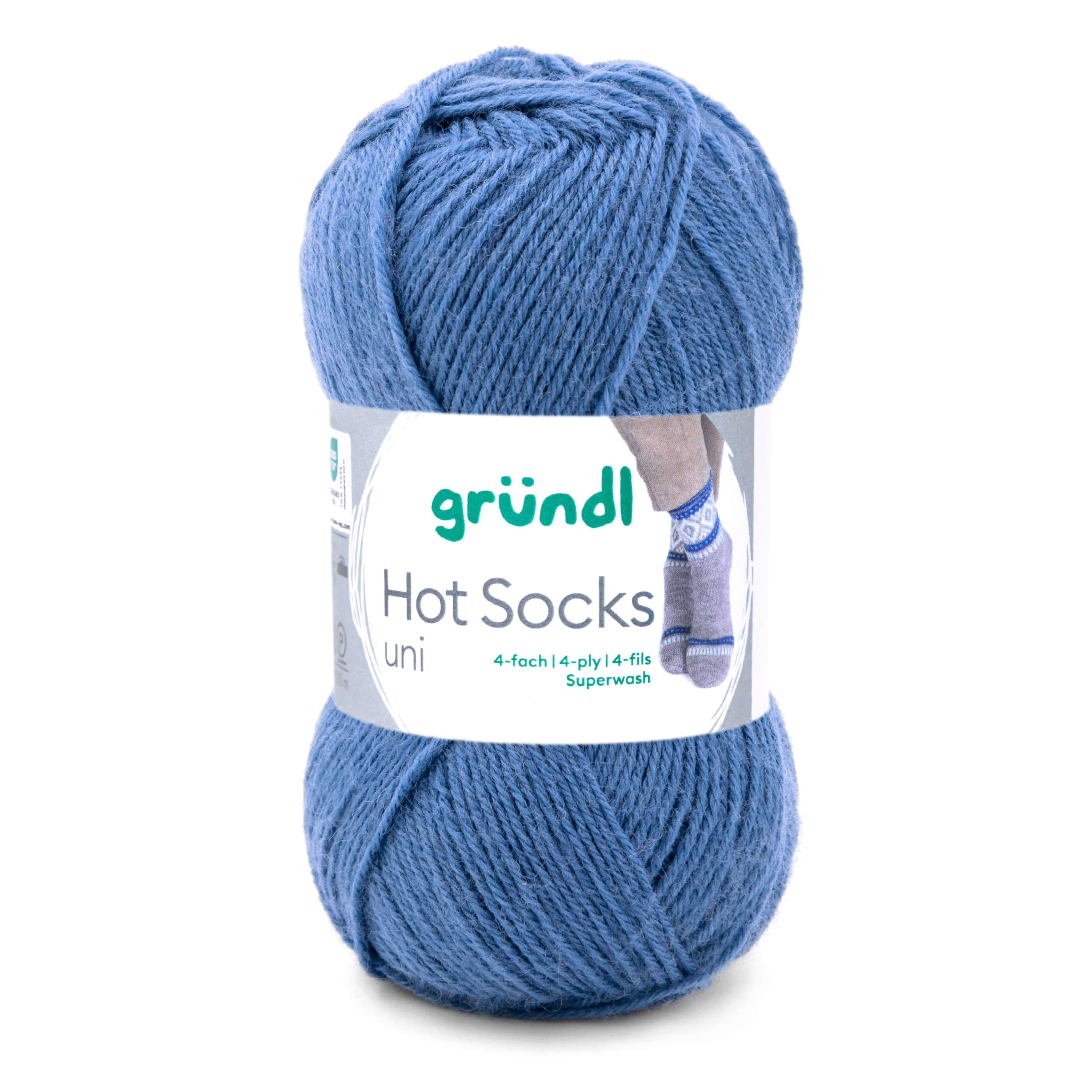 Hot Socks uni 50 Sockenwolle 4-fach superwash 50g/210m Hot Socks uni 50 Sockenwolle 4-fach superwash 50g/210m