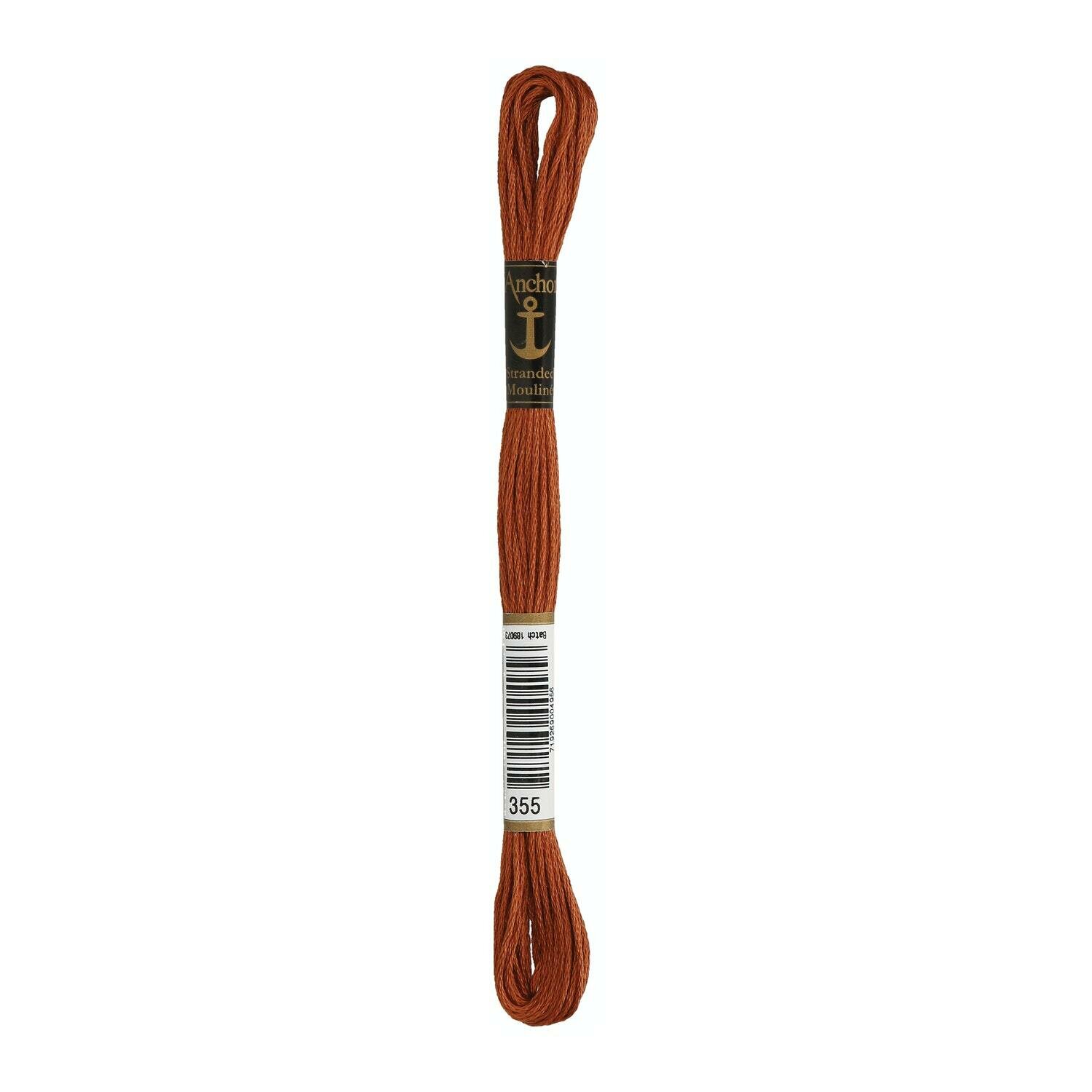 Anchor  Mouline Sticktwist , Beige - Braun - Schwarz Töne  8m/Bündel