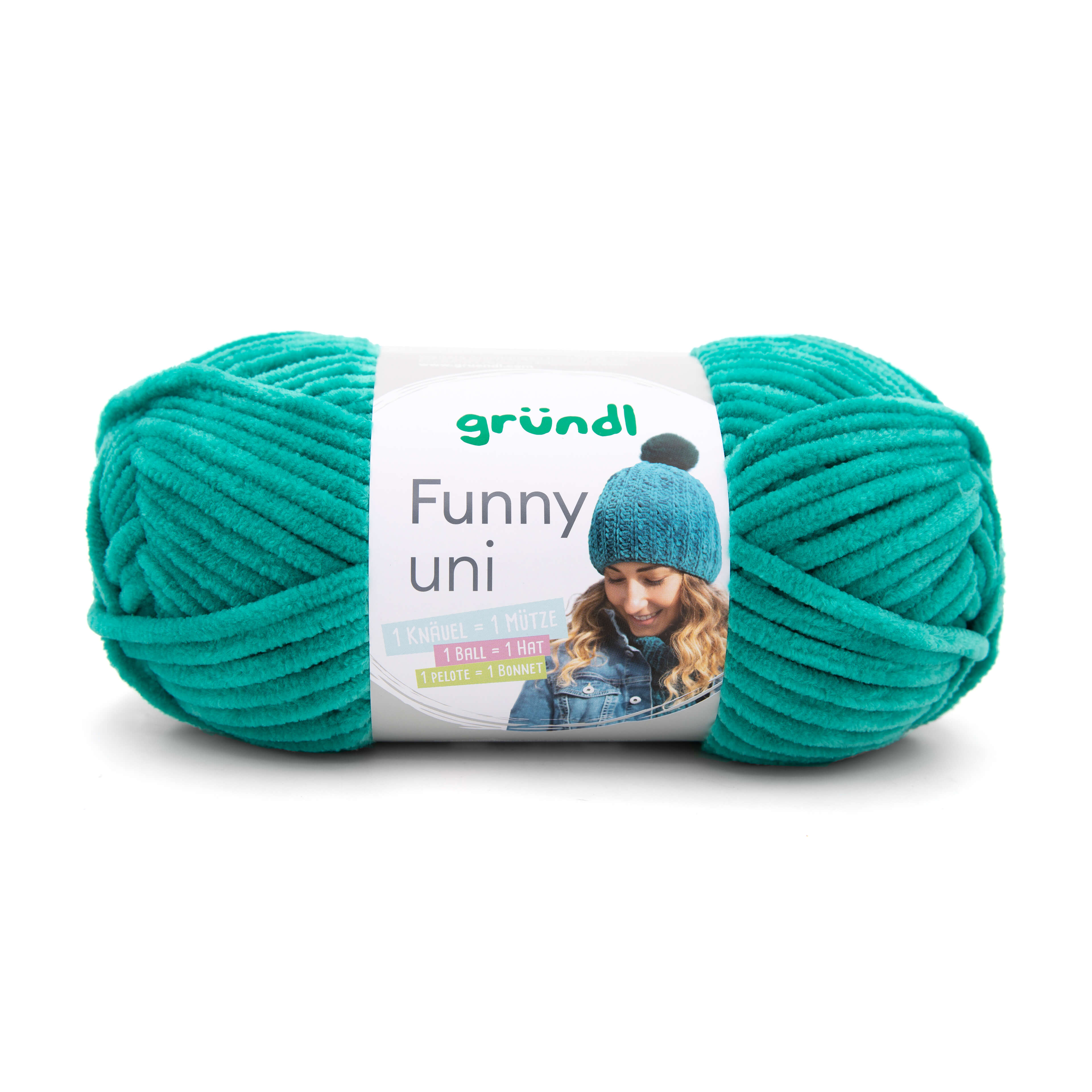 Gründl Funny Uni Wolle Microfaser 100g/120m 100% Polyacryl Gründl Funny Uni Wolle Microfaser 100g/120m 100% Polyacryl