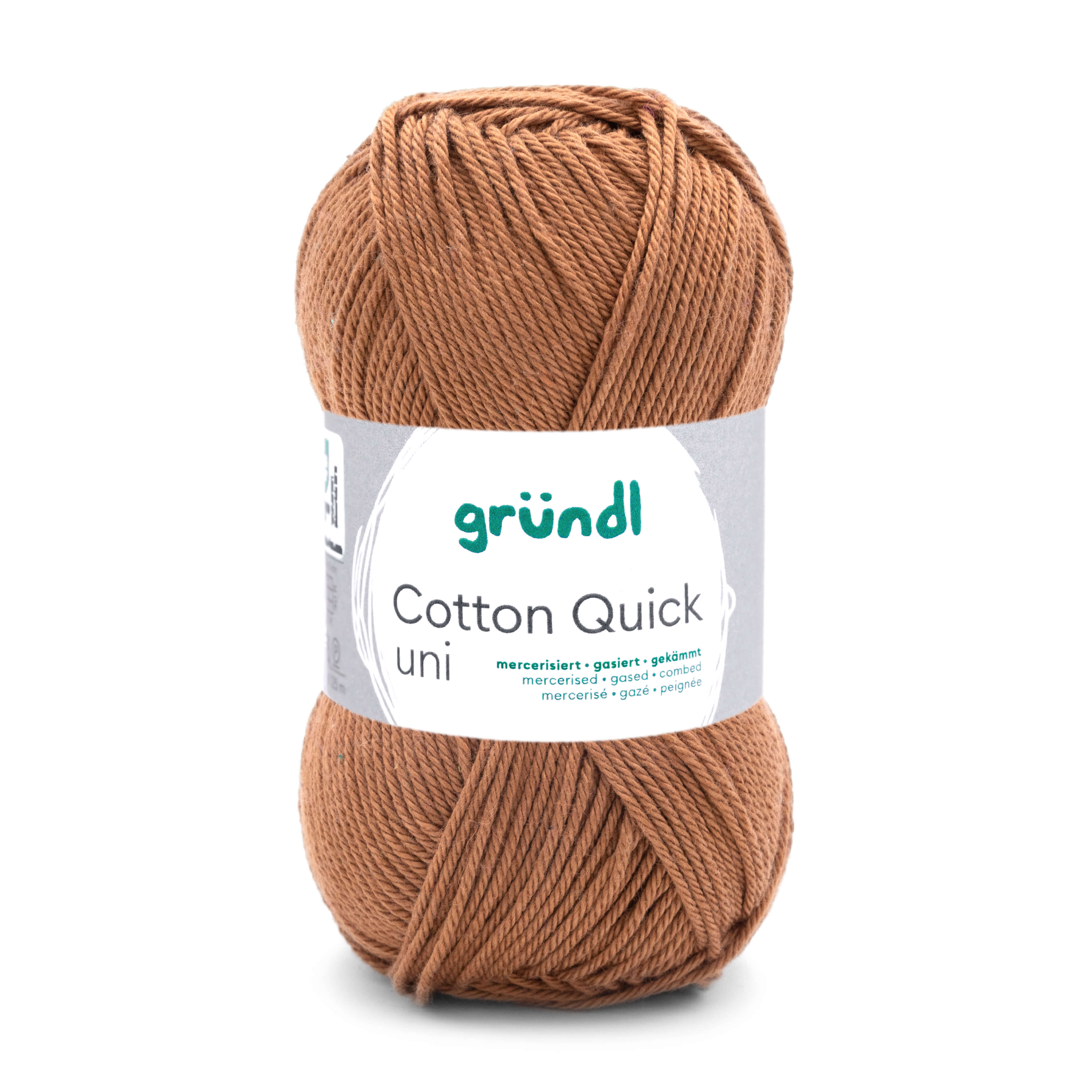 Cotton Quick Uni 100 % Baumwolle mercerisiert gasiert gekämmt 50g/125m Cotton Quick Uni 100 % Baumwolle mercerisiert gasiert gekämmt 50g/125m