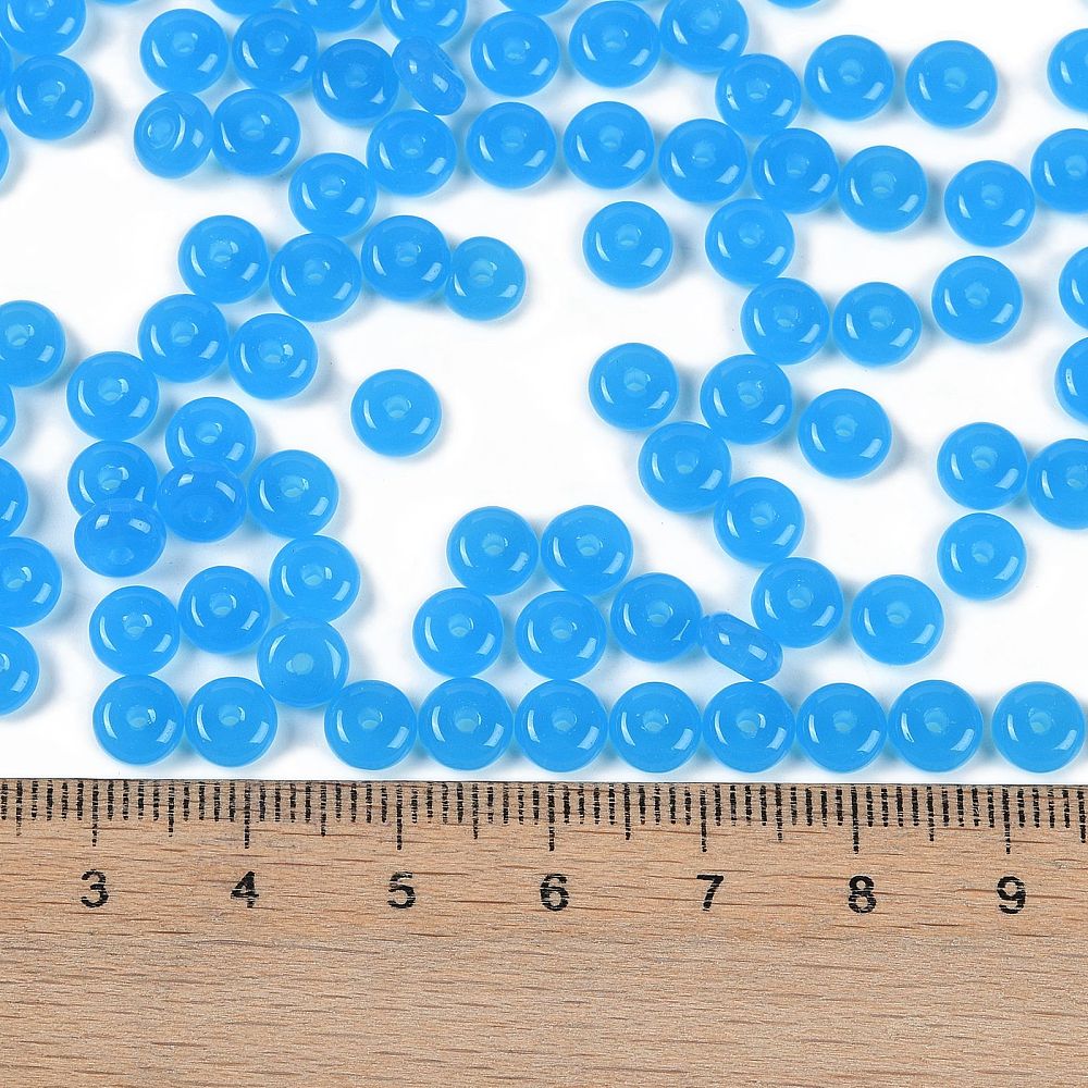 Glasperlen Donut Rondell transluscent Pastell 6,5x3mm 100 Stück Glasperlen Donut Rondell transluscent Pastell 6,5x3mm 100 Stück