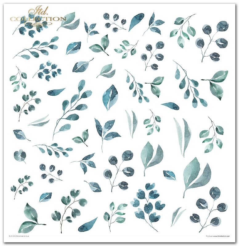 Scrapbooking-Papier Set Christmas in blue 10 Stk/Pkg. 30x30cm 200g Scrapbooking-Papier Set Christmas in blue 10 Stk/Pkg. 30x30cm 200g