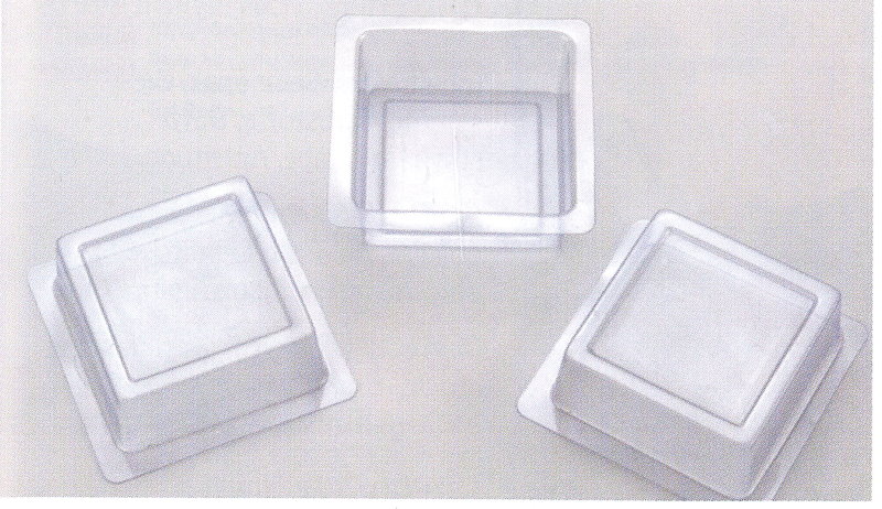 Seifengießform Rechteck eckig ca. 6 x6 cm, 2,5 cm hoch Gießform Seifenform