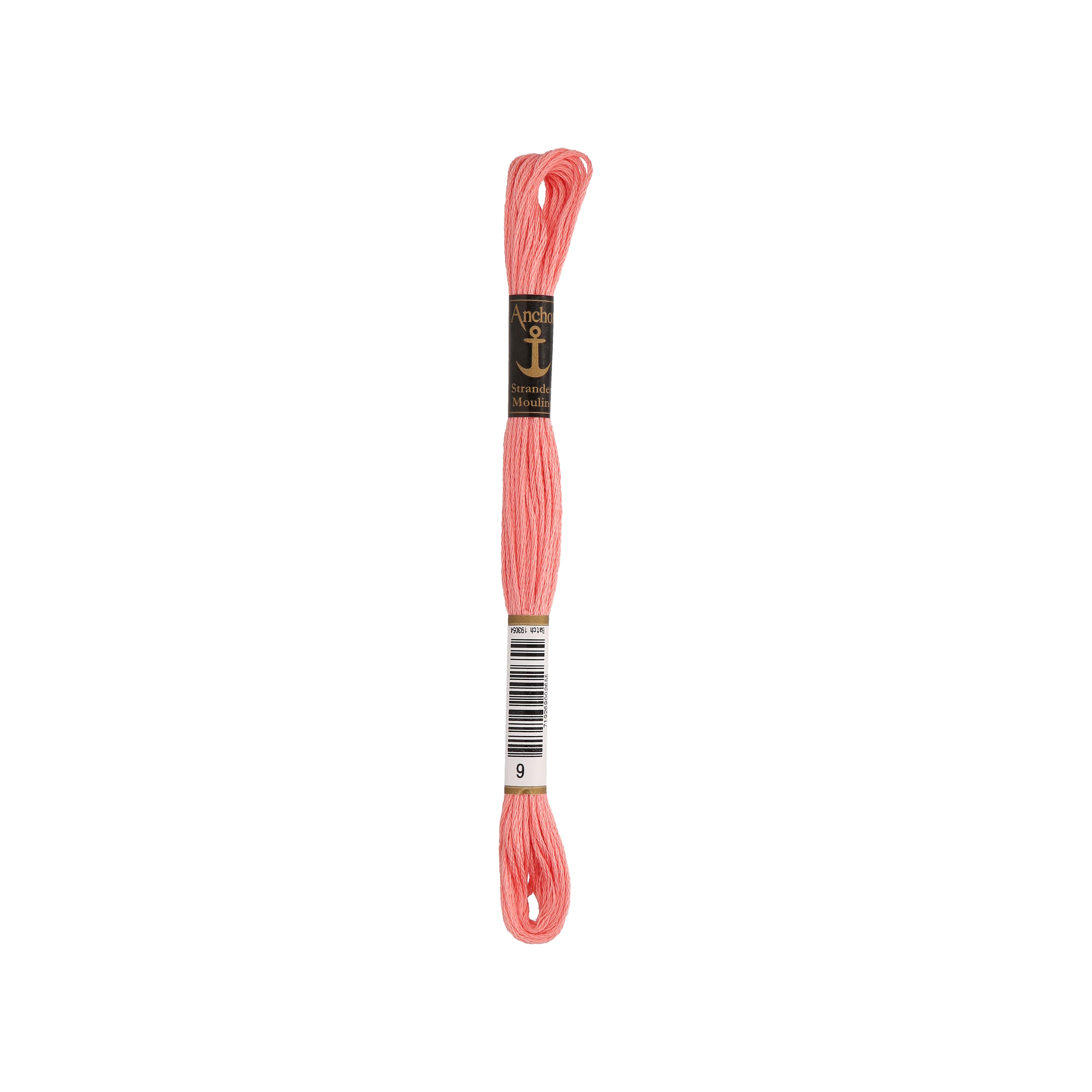Anchor -Stranded Mouliné-Garn LACHS Sticktwist 6-fädig 100% Baumwolle 8m Anchor -Stranded Mouliné-Garn LACHS Sticktwist 6-fädig 100% Baumwolle 8m