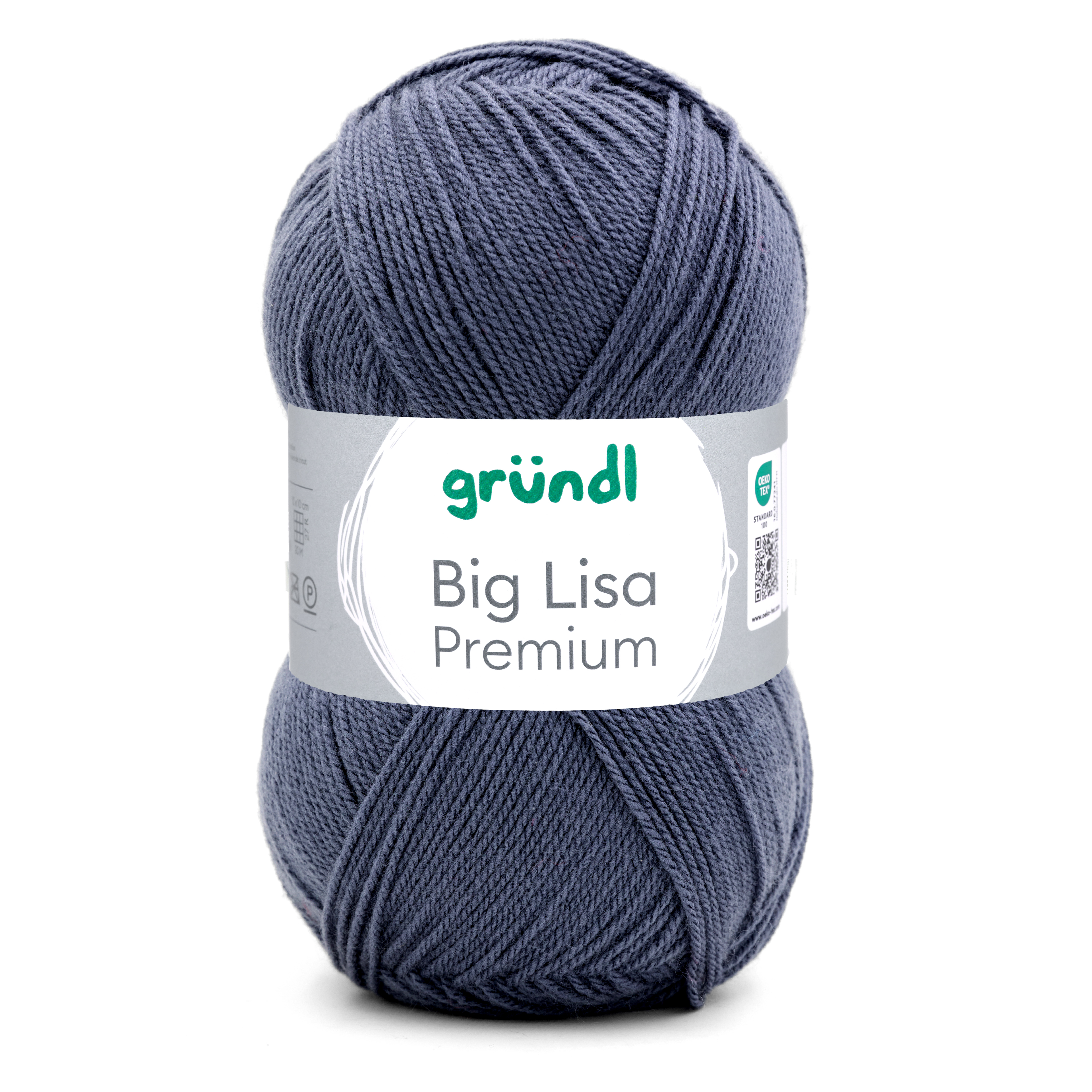 Gründl Big Lisa Premium Wolle STEINGRAU 100% Polyacryl 250g 665m Gründl Big Lisa Premium Wolle STEINGRAU 100% Polyacryl 250g 665m