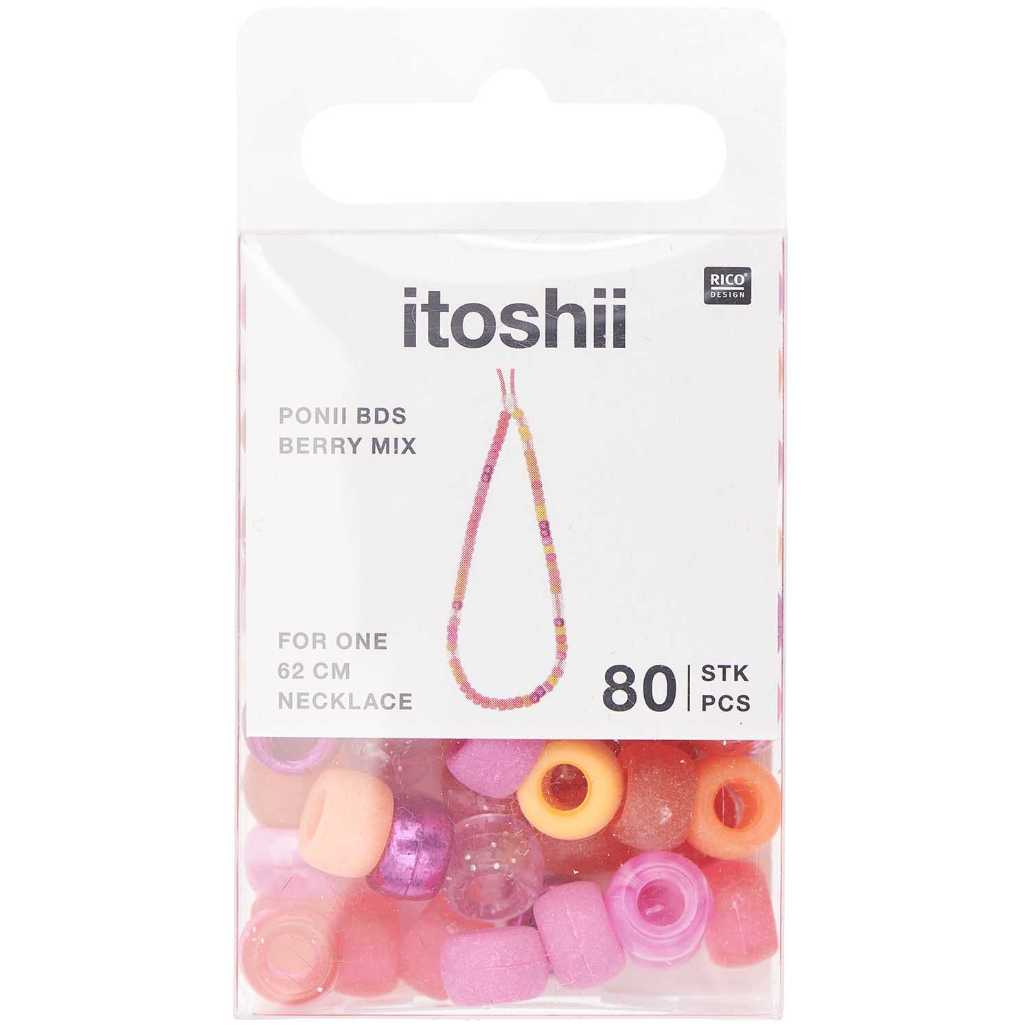 Ponii Beads Mix Acrylperlen 9x6mm 80 Stück Ponii Beads Mix Acrylperlen 9x6mm 80 Stück