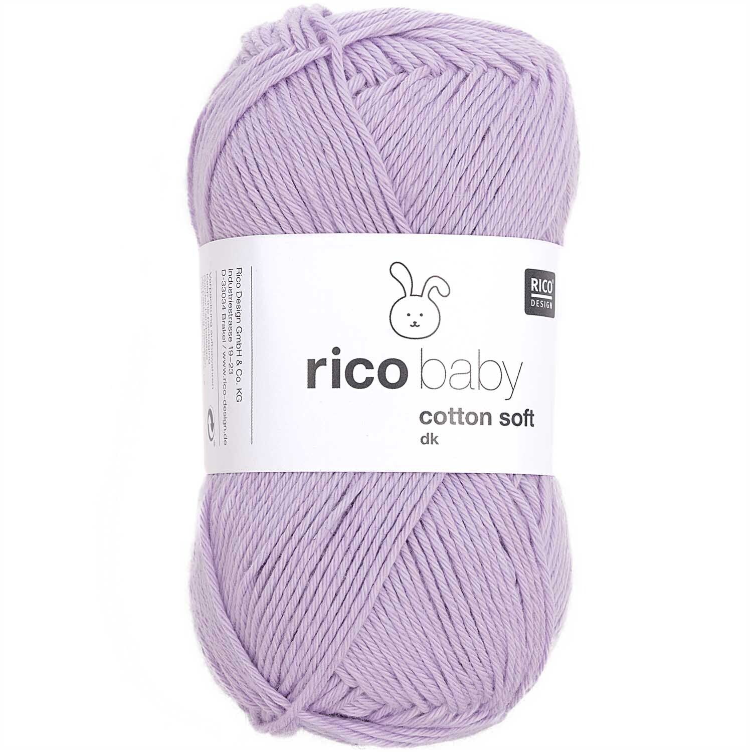 Rico Baby Cotton Soft dk VEILCHEN 50g 125m