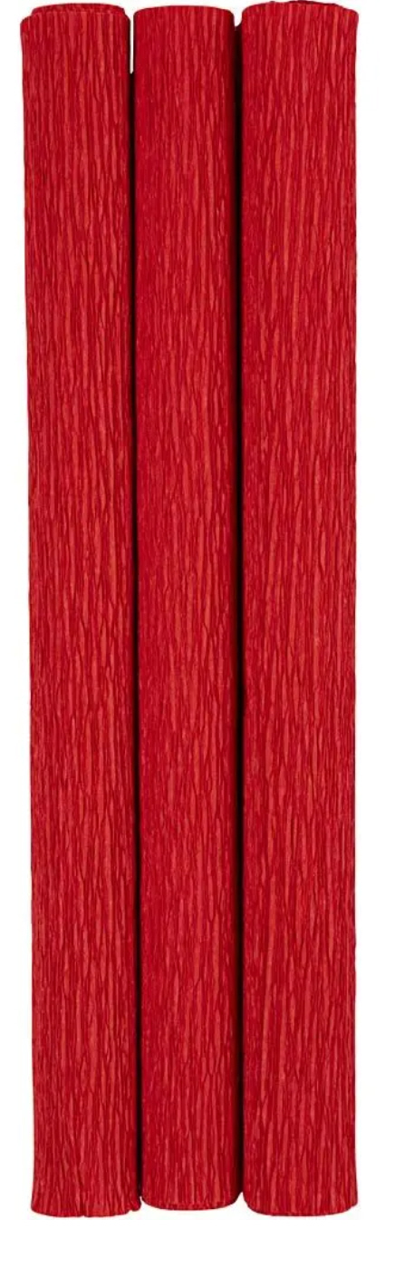 Krepppapier 3 Blätter 25x60cm Kreppanteil: 180% 105 g Krepppapier 3 Blätter 25x60cm Kreppanteil: 180% 105 g