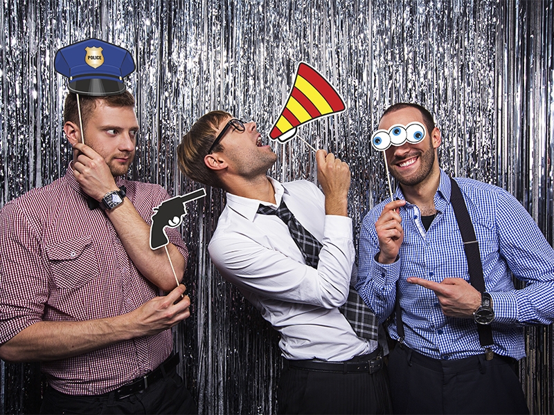 Party Props, Foto Booth, Polizei