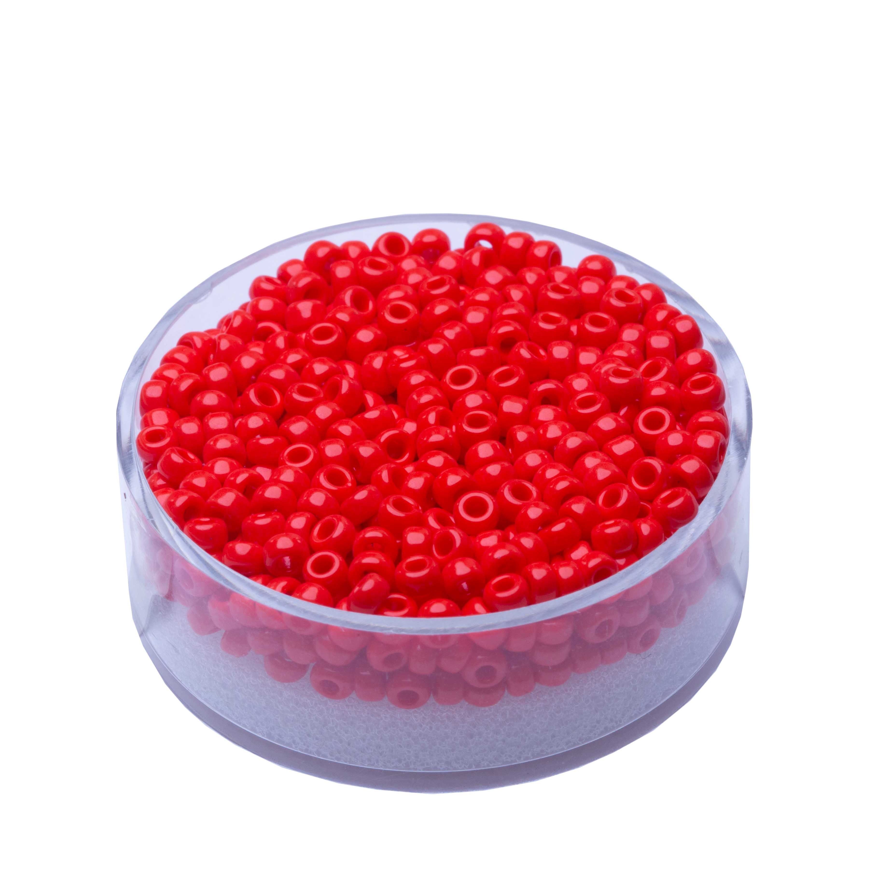 Miyuki Rocailles 2,5 mm, 12g, satt rot